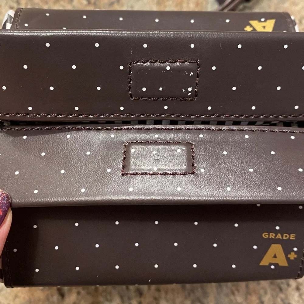 KATE SPADE Chocolate Milk Carton Crossbody Bag crème de la crème pocket book - Picture 5 of 11